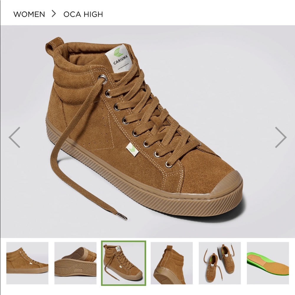 Cariuma All Camel Suede OCA High Sneakers
